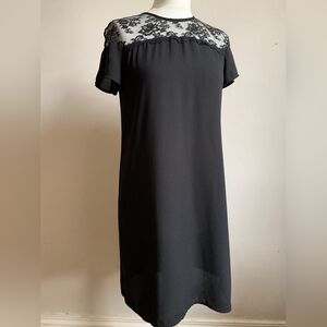 Zara black shift dress size Small